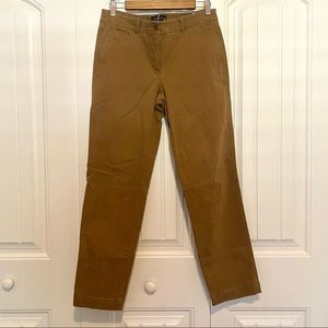 Talbots Khaki Straight Chinos Trousers